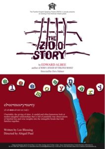 Frankfurt English Speaking Theatre - Poster "Eleemosynary | The Zoo Story"