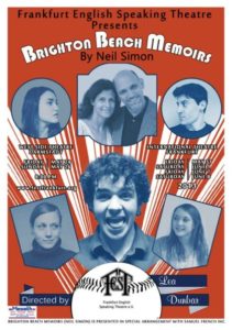 Frankfurt English Speaking Theatre - "Poster Brighton Beach Memoirs"