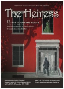 Frankfurt English Speaking Theatre - Poster "The Heiress"