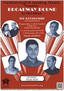 Frankfurt English Speaking Theatre - Poster "Broadway Bound" Frankfurt English Speaking Theatre - Poster "Broadway Bound"